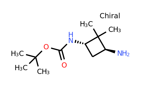 CAS 1932283-04-9 | tert-butyl N-[(1S,3S)-3-amino-2,2-
dimethylcyclobutyl]carbamate