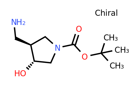 CAS 1932297-00-1 | tert-butyl (3S,4R)-3-(aminomethyl)-4-hydroxypyrrolidine-1-carboxylate