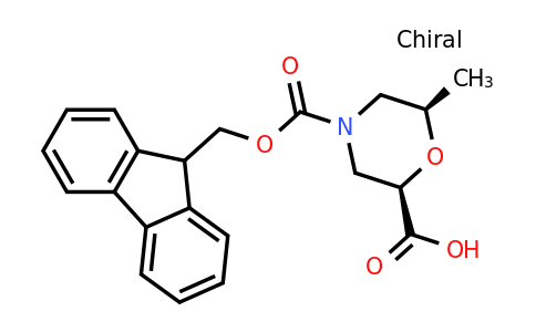 CAS 1932302-45-8 | rac-(2R,6R)-4-{[(9H-fluoren-9-yl)methoxy]carbonyl}-6-methylmorpholine-2-carboxylic acid