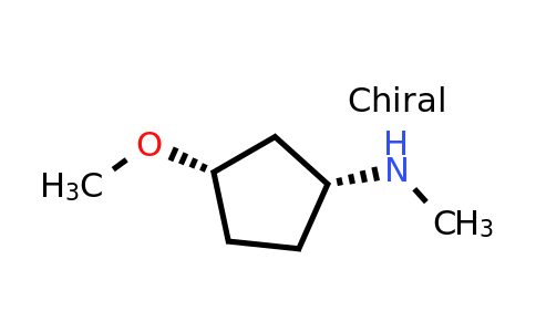 CAS 1932307-57-7 | (1R,3S)-3-methoxy-N-methyl-cyclopentanamine