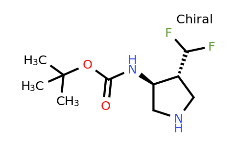 CAS 1932310-74-1 | tert-butyl N-[(3S,4R)-4-(difluoromethyl)pyrrolidin-3-yl]carbamate