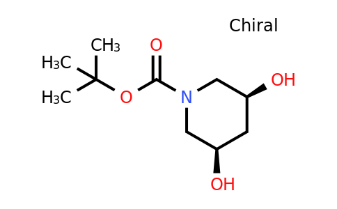 CAS 1932390-62-9 | cis-3,5-Dihydroxy-piperidine-1-carboxylic acid tert-butyl ester