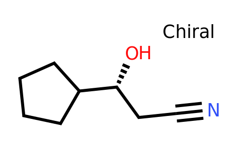 CAS 1932506-33-6 | (3R)-3-cyclopentyl-3-hydroxy-propanenitrile
