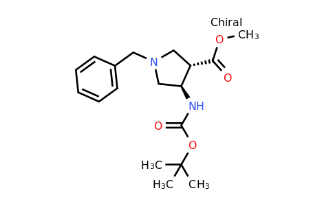CAS 1932508-61-6 | methyl (3S,4R)-1-benzyl-4-(tert-butoxycarbonylamino)pyrrolidine-3-carboxylate