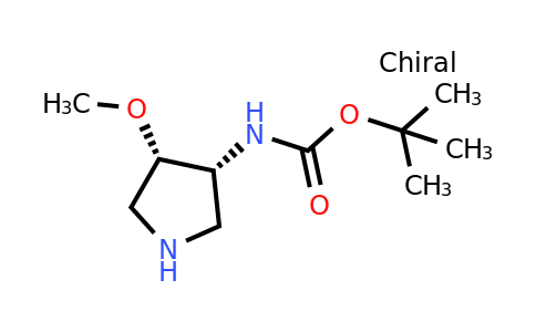 CAS 1932508-77-4 | tert-butyl N-[(3R,4S)-4-methoxypyrrolidin-3-yl]carbamate