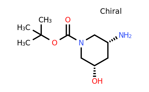 (3R,5S)-3-Amino-5-hydroxy-piperidine-1-carboxylic acid tert-butyl ester