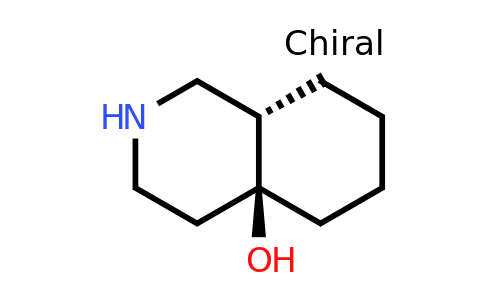CAS 1932513-71-7 | (4aS,8aS)-2,3,4,5,6,7,8,8a-octahydro-1H-isoquinolin-4a-ol