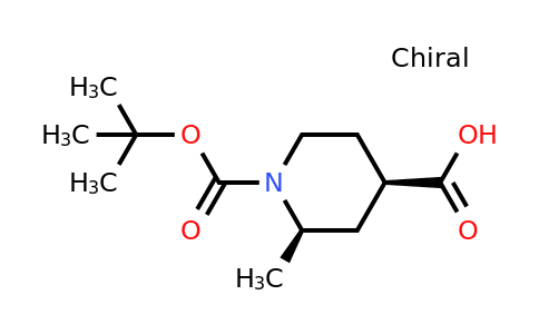 CAS 1932555-95-7 | (2R,4R)-1-[(tert-butoxy)carbonyl]-2-methylpiperidine-4-carboxylic acid