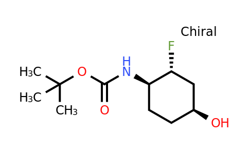 CAS 1932556-13-2 | tert-butyl N-[(1R,2R,4S)-2-fluoro-4-
hydroxycyclohexyl]carbamate
