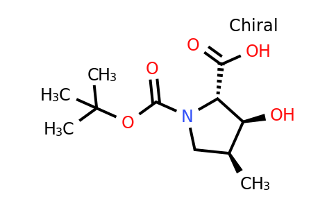 CAS 1932583-02-2 | (2S,3S,4S)-1-[(tert-butoxy)carbonyl]-3-hydroxy-4-methylpyrrolidine-2-carboxylic acid