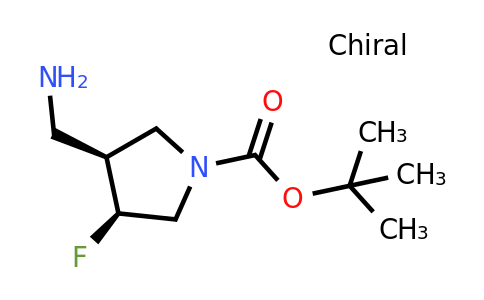 CAS 1932586-58-7 | tert-butyl (3S,4S)-3-(aminomethyl)-4-fluoropyrrolidine-1-carboxylate