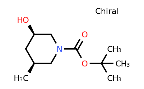 CAS 1932597-68-6 | tert-butyl (3R,5S)-3-hydroxy-5-methyl-piperidine-1-carboxylate