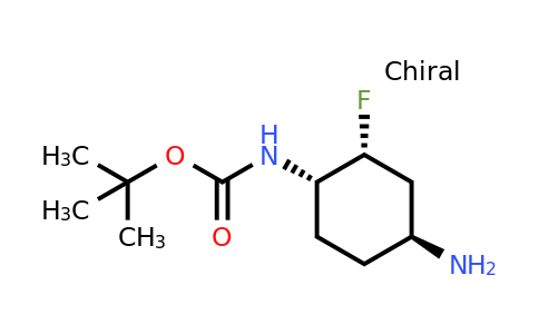 CAS 1932617-80-5 | tert-butyl N-[(1S,2R,4S)-4-amino-2-fluoro-cyclohexyl]carbamate