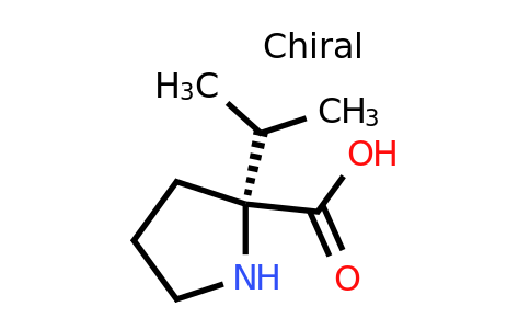 CAS 1932623-90-9 | (2R)-2-isopropylpyrrolidine-2-carboxylic acid