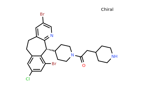 CAS 193276-77-6 | 1-{4-[(2R)-6,15-dibromo-13-chloro-4-azatricyclo[9.4.0.0³,⁸]pentadeca-1(15),3,5,7,11,13-hexaen-2-yl]piperidin-1-yl}-2-(piperidin-4-yl)ethan-1-one
