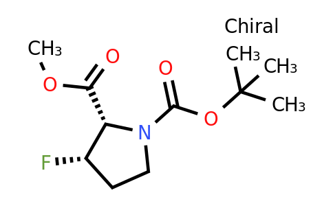 CAS 1932768-25-6 | O1-tert-butyl O2-methyl (2S,3S)-3-fluoropyrrolidine-1,2-dicarboxylate