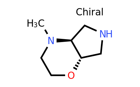 CAS 1932794-80-3 | (4aS,7aS)-4-methyl-3,4a,5,6,7,7a-hexahydro-2H-pyrrolo[3,4-b][1,4]oxazine