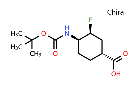 CAS 1932803-06-9 | (1R,3S,4R)-4-{[(tert-butoxy)carbonyl]amino}-3-fluorocyclohexane-1-carboxylic acid