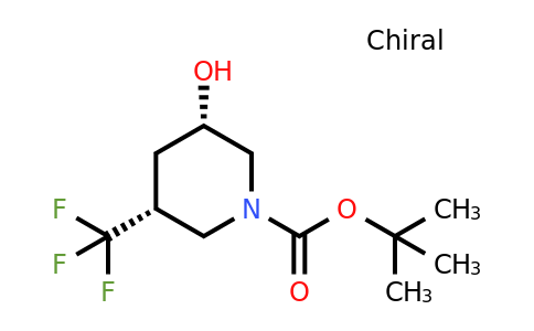 CAS 1932823-02-3 | tert-butyl (3S,5R)-3-hydroxy-5-(trifluoromethyl)piperidine-1-carboxylate