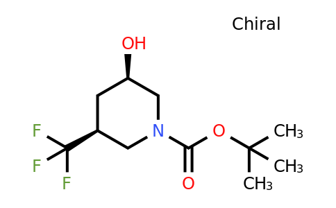 CAS 1932826-58-8 | tert-butyl (3R,5S)-3-hydroxy-5-(trifluoromethyl)piperidine-1-carboxylate