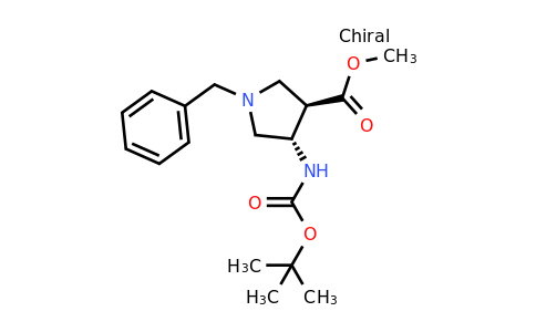 CAS 1932828-96-0 | methyl (3R,4S)-1-benzyl-4-(tert-butoxycarbonylamino)pyrrolidine-3-carboxylate