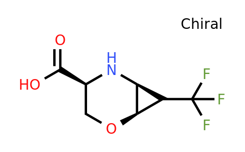 CAS 1933720-17-2 | (1R,4S,6S)-7-(trifluoromethyl)-2-oxa-5-azabicyclo[4.1.0]heptane-4-carboxylic acid