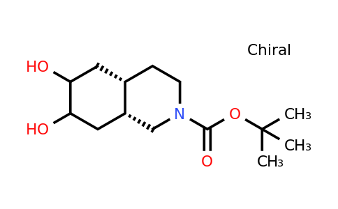 CAS 1933786-51-6 | (4As,8ar)-tert-butyl 6,7-dihydroxyoctahydroisoquinoline-2(1h)-carboxylate