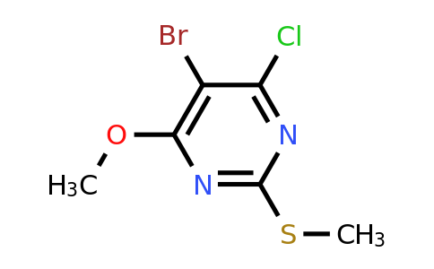 CAS 1934443-37-4 | 5-bromo-4-chloro-6-methoxy-2-(methylthio)pyrimidine