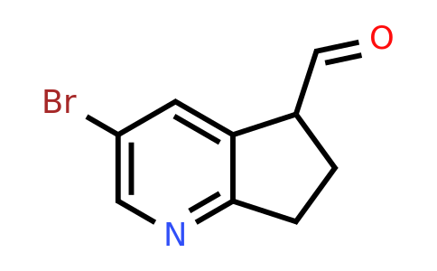 CAS 1934464-82-0 | 3-bromo-6,7-dihydro-5H-cyclopenta[b]pyridine-5-carbaldehyde