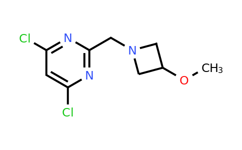 CAS 1934497-42-3 | 4,6-dichloro-2-[(3-methoxyazetidin-1-yl)methyl]pyrimidine