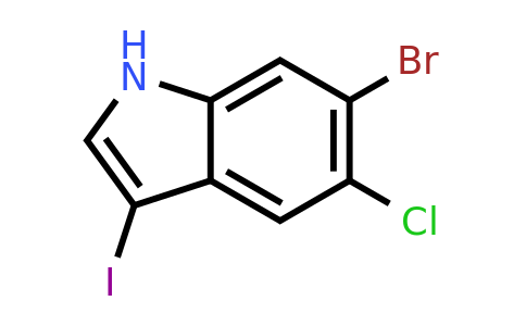CAS 1934858-88-4 | 6-bromo-5-chloro-3-iodo-1h-indole