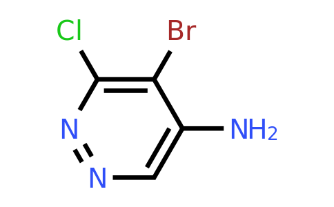 CAS 1934905-24-4 | 5-bromo-6-chloropyridazin-4-amine