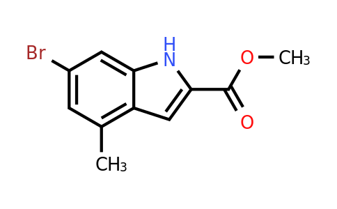 CAS 1935175-99-7 | Methyl 6-bromo-4-methyl-1H-indole-2-carboxylate