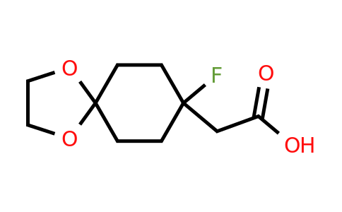 CAS 1935183-99-5 | 2-{8-fluoro-1,4-dioxaspiro[4.5]decan-8-yl}acetic acid