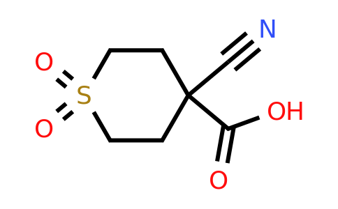 4-Cyano-1,1-dioxo-1lambda6-thiane-4-carboxylic acid