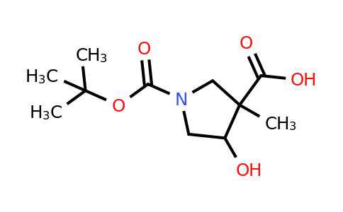 CAS 1935392-13-4 | 1-tert-butoxycarbonyl-4-hydroxy-3-methyl-pyrrolidine-3-carboxylic acid