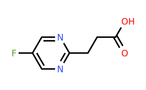 CAS 1935478-40-2 | 3-(5-Fluoropyrimidin-2-yl)propanoic acid