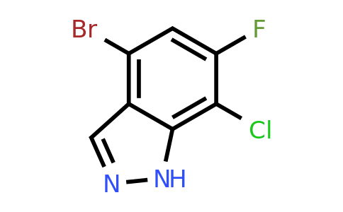 CAS 1935558-98-7 | 4-bromo-7-chloro-6-fluoro-1H-indazole