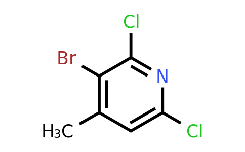 CAS 1935951-83-9 | 3-bromo-2,6-dichloro-4-methyl-pyridine