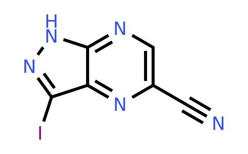 CAS 1936029-98-9 | 3-iodo-1H-pyrazolo[3,4-b]pyrazine-5-carbonitrile