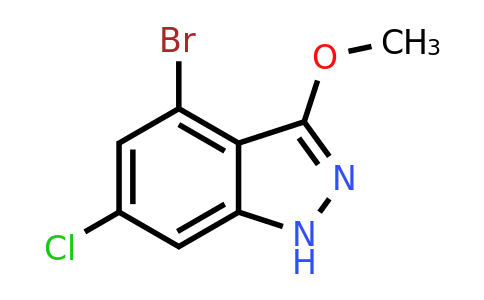 CAS 1936052-49-1 | 4-Bromo-6-chloro-3-methoxy-1H-indazole