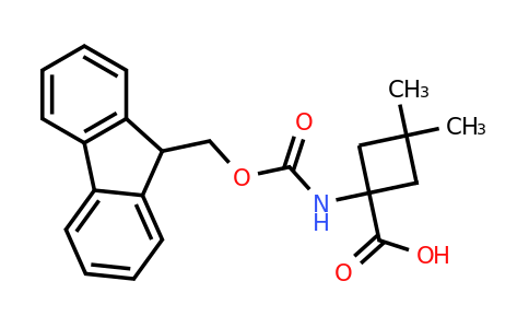 CAS 1936161-54-4 | 1-(9H-fluoren-9-ylmethoxycarbonylamino)-3,3-dimethyl-cyclobutanecarboxylic acid