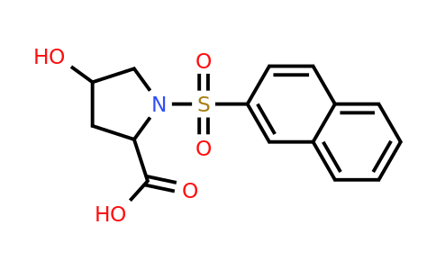 CAS 193634-36-5 | 4-hydroxy-1-(naphthalene-2-sulfonyl)pyrrolidine-2-carboxylic acid