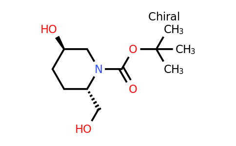 CAS 1936475-98-7 | tert-butyl (2S,5R)-5-hydroxy-2-(hydroxymethyl)piperidine-1-carboxylate