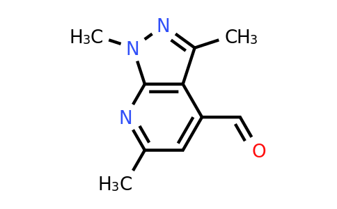 CAS 1936585-84-0 | 1,3,6-trimethyl-1H-pyrazolo[3,4-b]pyridine-4-carbaldehyde