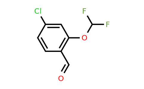 CAS 1936654-31-7 | 4-Chloro-2-(difluoromethoxy)benzaldehyde