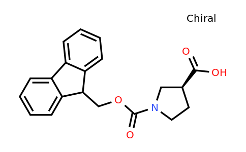 CAS 193693-66-2 | (S)-1-Fmoc-3-pyrrolidinecarboxylic acid
