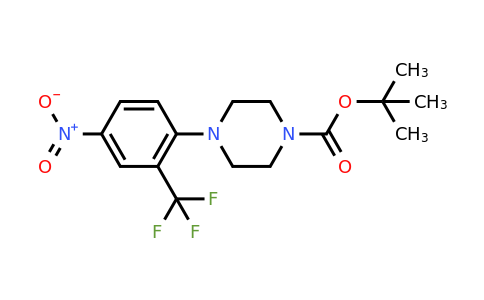 CAS 193902-86-2 | tert-butyl 4-(4-nitro-2-(trifluoromethyl)phenyl)piperazine-1-carboxylate
