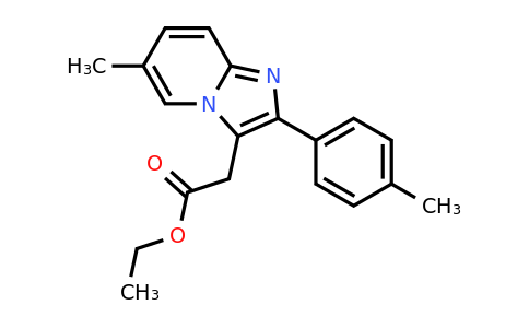 CAS 193979-47-4 | (6-Methyl-2-P-tolyl-imidazo[1,2-A]pyridin-3-YL)-acetic acid ethyl ester