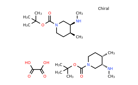 CAS 1946010-91-8 | tert-butyl (3S,4S)-4-methyl-3-(methylamino)piperidine-1-carboxylate hemioxalate